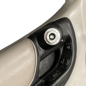 Front Door Custom Speaker Pods for the 1998-2012 Ford Ranger Mazda B-Series to hold 2.0 in speakers for car audio installation upgrade