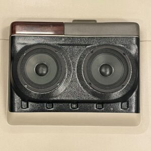 Rear Door Custom Speaker Pods for the 2008-2009 Ford F-250F-350 to hold Dual 6.5 in speakers for car audio installation upgrade