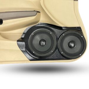 Front Door Custom Speaker Pods for the 2008-2012 Honda Accord to hold Dual 6.5 in  speakers for car audio installation upgrade