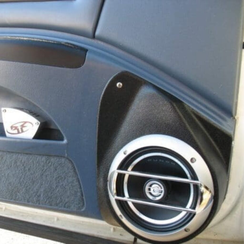 Front Door Custom Speaker Pods for the 1992-1996 Chevrolet Caprice Impala to hold 6.5 in speakers for car audio installation upgrade