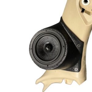 A-Pillar Custom Speaker Pods for the 2005-2008 Toyota Tacoma to hold 3.5 in speakers for car audio installation upgrade