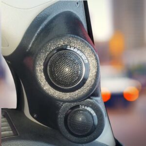 A-Pillar Custom Speaker Pods for the 2009-2018 Dodge Ram to hold Dual 2.0 in speakers for car audio installation upgrade