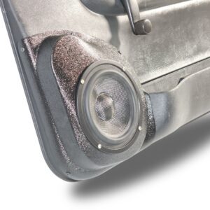 Front Door Custom Speaker Pods for the 1998-2004 Chevrolet Blazer S-10 GMC Jimmy Sonoma to hold 6.5 in speakers for car audio installation upgrade