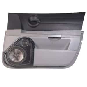 Front Door Custom Speaker Pods for the 2006-2007 Dodge Charger Magnum to hold 8.0 in and 3.5 in speakers for car audio installation upgrade