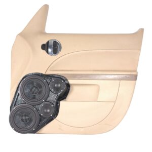 Front Door Custom Speaker Pods for the 2006-2011 Chevrolet HHR to hold Dual 6.5 in and Dual 3.5 in speakers for car audio installation upgrade