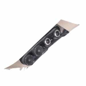 A-Pillar Custom Speaker Pods for the 2007-2009 Cadillac Escalade Chevrolet Avalanche Tahoe Silverado Suburban GMC Yukon Sierra to hold Dual 3.5 in and Dual 2.0 in speakers for car audio installation upgrade