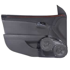 Front Door Custom Speaker Pods for the 2008-2012 Chevrolet Malibu to hold Dual 6.5 in speakers for car audio installation upgrade