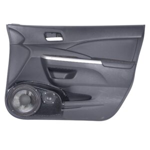 Front Door Custom Speaker Pods for the 2012-2016 Honda CRV to hold 8.0 in and 3.5 in speakers for car audio installation upgrade