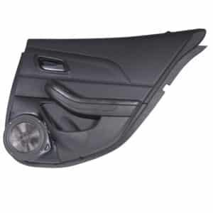 Rear Door Custom Speaker Pods for the 2013-2015 Chevrolet Malibu to hold 8.0 in speakers for car audio installation upgrade