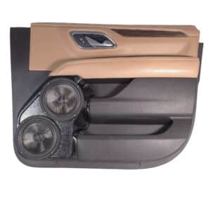 Front Door Custom Speaker Pods for the 2021-2025 Chevrolet Suburban Chevrolet Tahoe GMC Yukon to hold Dual 8.0 in speakers for car audio installation upgrade