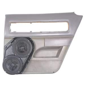 Rear Door Custom Speaker Pods for the 1992-1996 Chevrolet Caprice Impala to hold Dual 6.5 in speakers for car audio installation upgrade